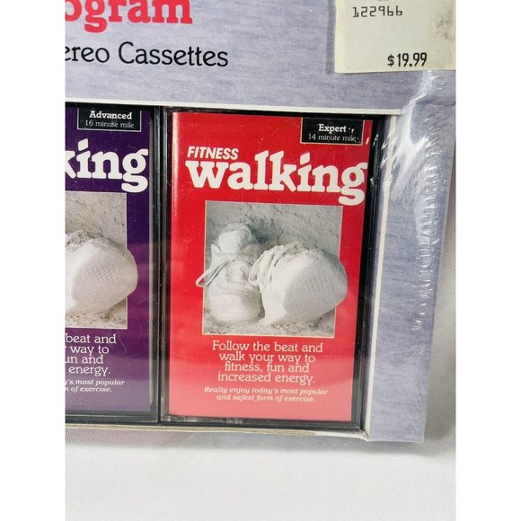 Fitness Walking Beginner Intermediate to Expert Exercise Cassette Tape Box Set - Picture 6 of 12